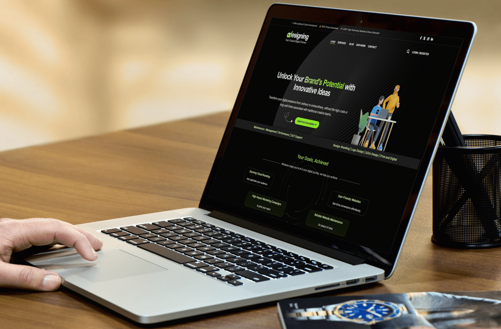 Odesigning Mockup V1. (2)